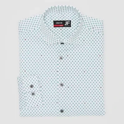 J. Ferrar Slim Ultra Comfort Mens Fit Stretch Fabric Wrinkle Free Long Sleeve Dress Shirt