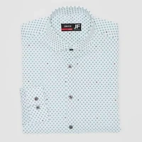 J. Ferrar Slim Ultra Comfort Mens Fit Stretch Fabric Wrinkle Free Long Sleeve Dress Shirt
