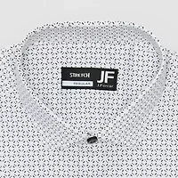 J. Ferrar Ultra Comfort Mens Regular Fit Stretch Fabric Wrinkle Free Long Sleeve Dress Shirt