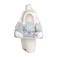 Juicy By Juicy Couture Retro Blooms Denim Satchel
