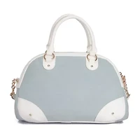 Juicy By Juicy Couture Retro Blooms Denim Satchel