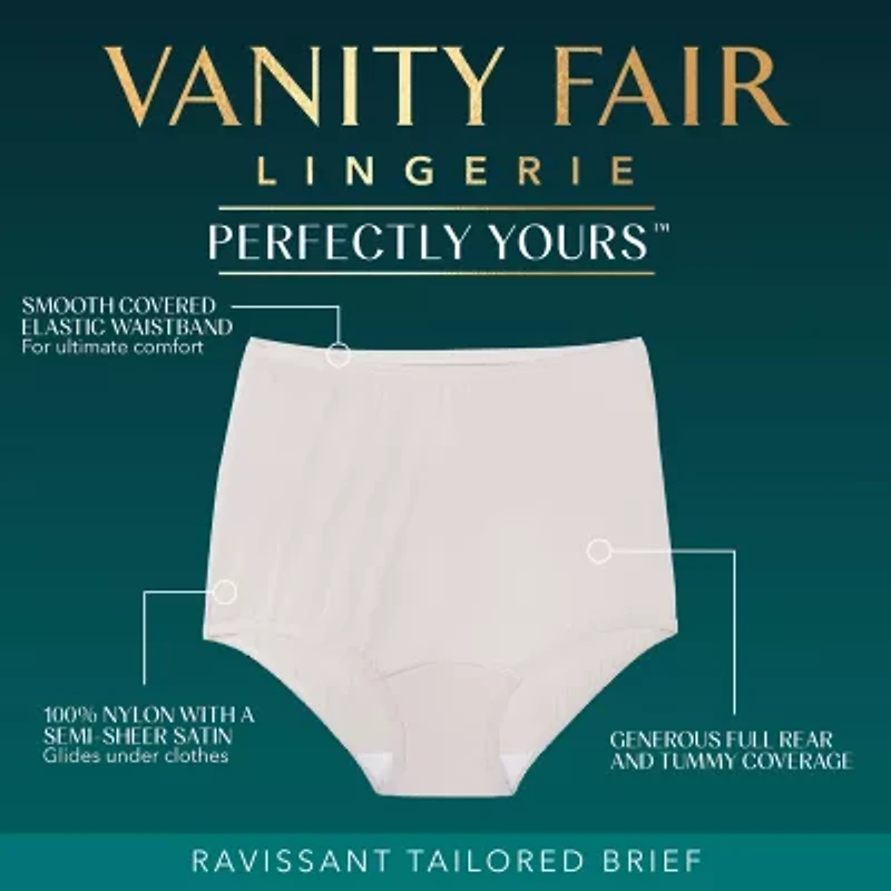 Vanity Fair® Perfectly Yours® Ravissant® Nylon 3 Pack Brief Panty - 15711