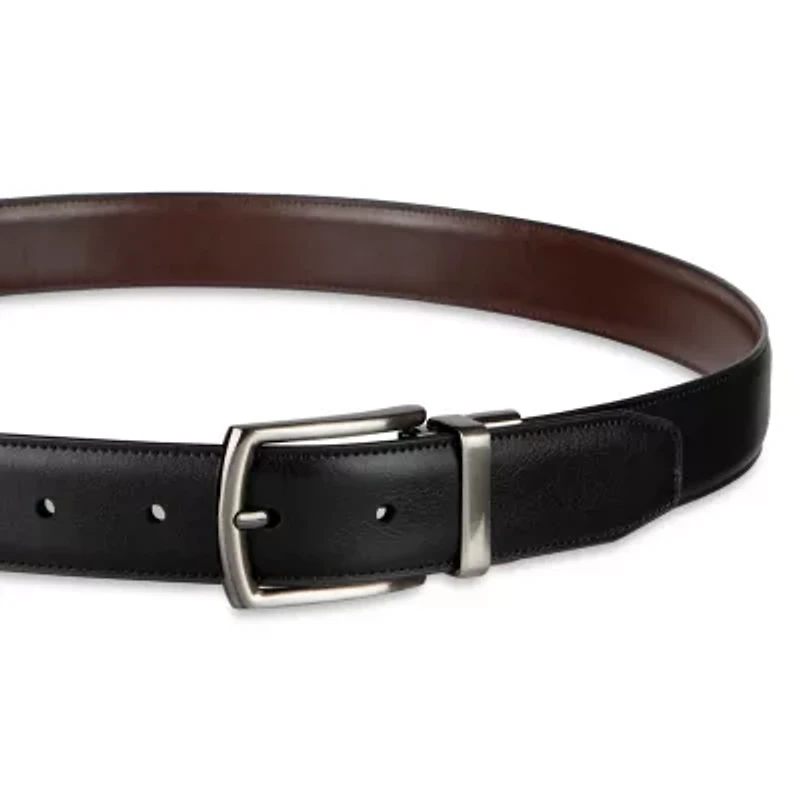 Haggar Leather 32mm Dress Mens Belt