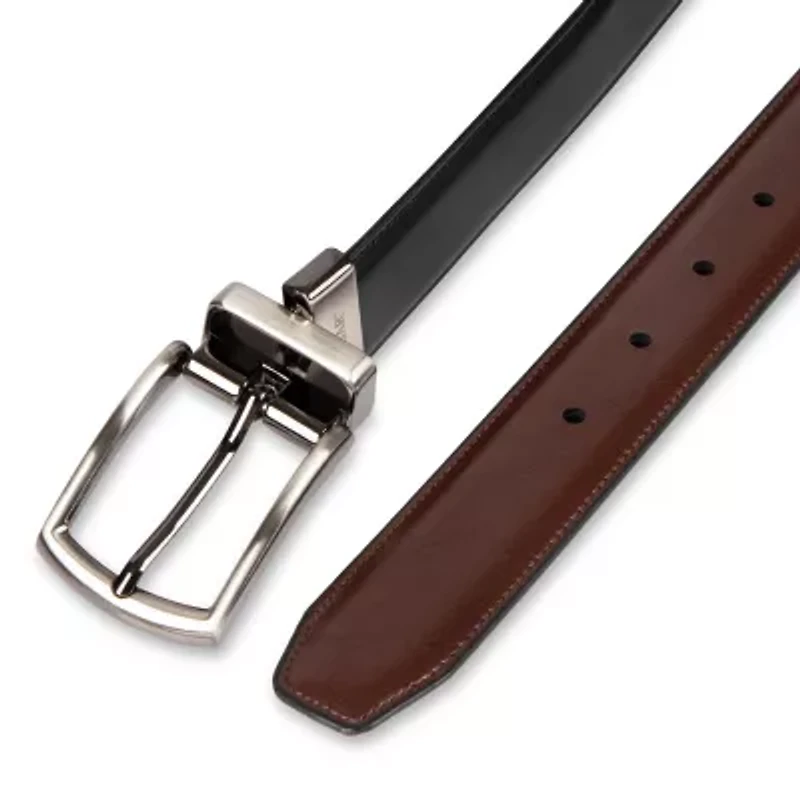 Haggar Leather 32mm Dress Mens Belt
