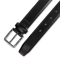 Haggar Leather 32mm Dress Belt Mens