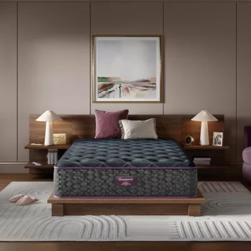 Beautyrest World Class Level Three 14.75" Plush Tight top