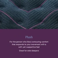 Beautyrest World Class Level Three 14.75" Plush Tight top