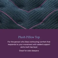 Beautyrest World Class Level Three 16" Plush Pillow top - Mattress Only