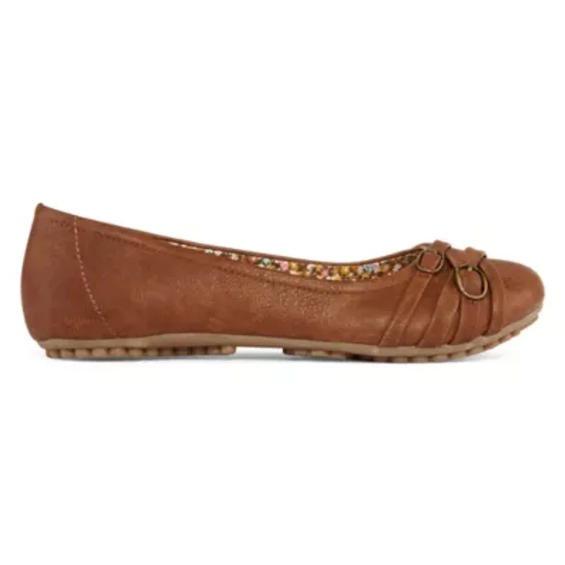 Pop Nelly Womens Closed Toe Ballet Flats