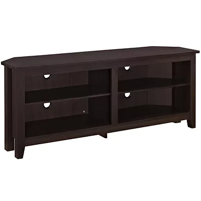 Clouseau 58" Wood Corner Entertainment Center