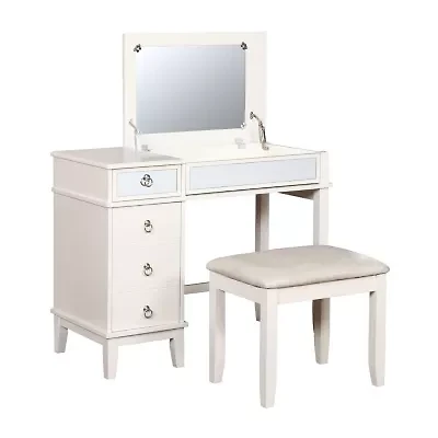 Eva 2-pc. Vanity & Stool Set