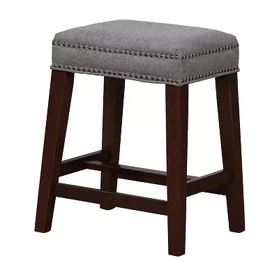 Walt Nailhead Trim Upholstered Counter Stool