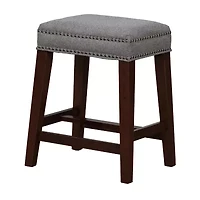 Walt Nailhead Trim Upholstered Counter Stool