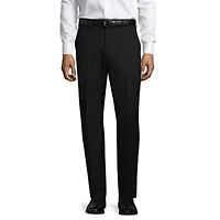 Stafford Mens Sharkskin Classic Fit Flat Front Pant