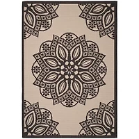 Safavieh Courtyard Collection Kimberly Oriental Indoor/Outdoor Area Rug