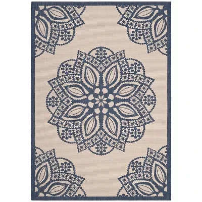 Safavieh Courtyard Collection Kimberly Oriental Indoor/Outdoor Area Rug