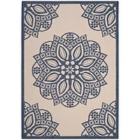 Safavieh Courtyard Collection Kimberly Oriental Indoor/Outdoor Area Rug