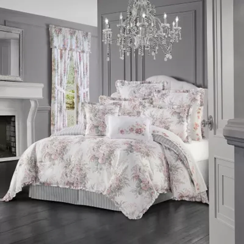 Royal Court Estelle 4-pc. Floral Extra Weight Comforter Set