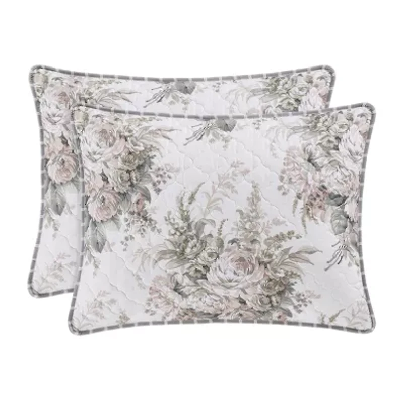 Royal Court Estelle Floral Quilt Set