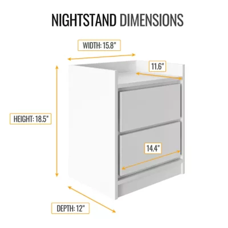Adagio Bedroom Collection Nightstand