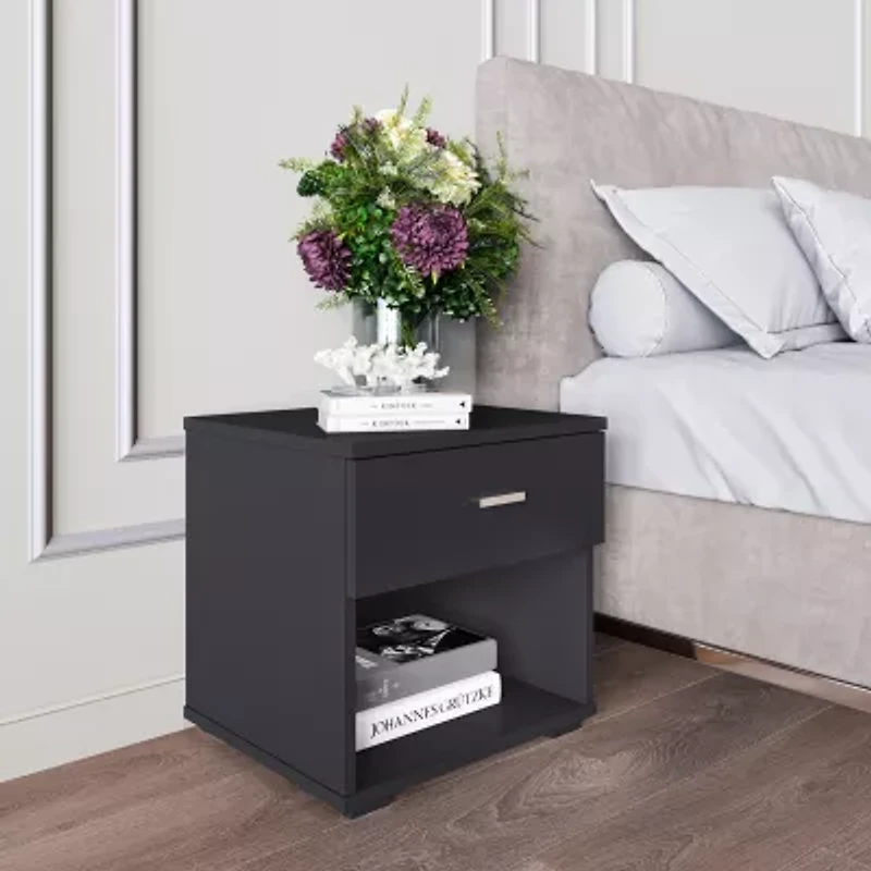 Novarra Bedroom Collection 1-Drawer Nightstand