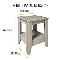 Prato Bedroom Collection Nightstand