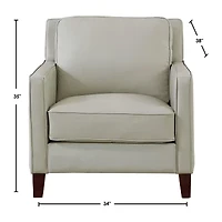 Ashby Track-Arm Leather Chair