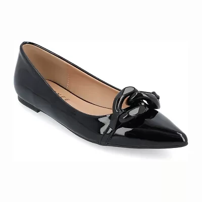 Journee Collection Clareene Womens Pointed Closed Toe Ballet Flats