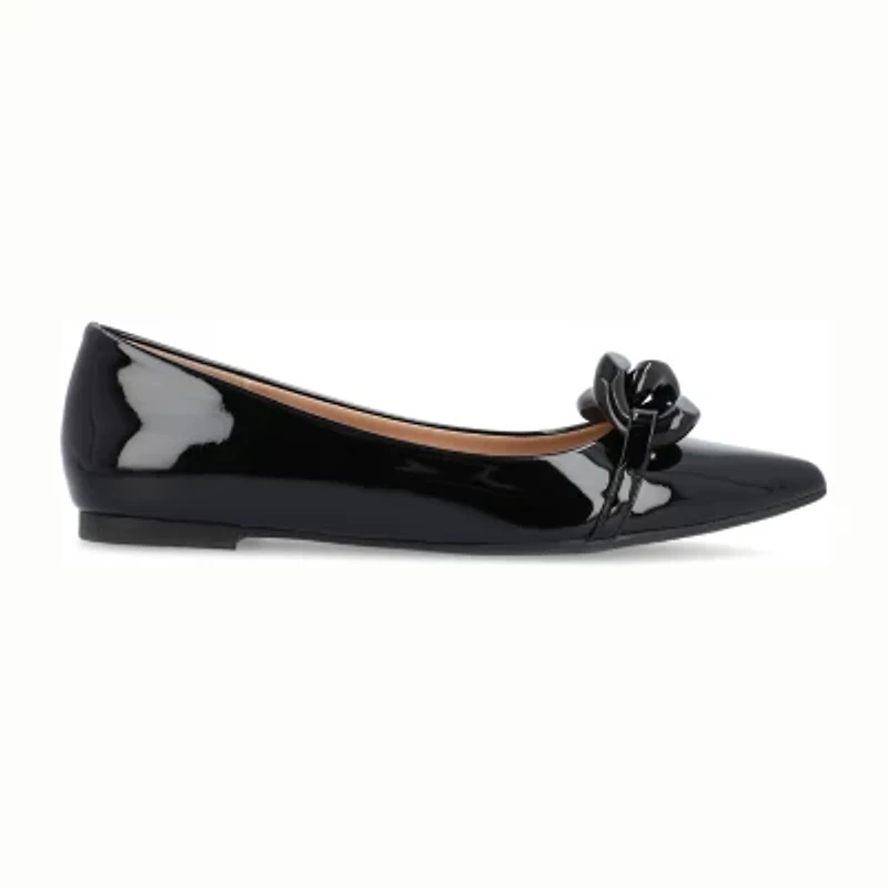 Journee Collection Clareene Womens Pointed Closed Toe Ballet Flats