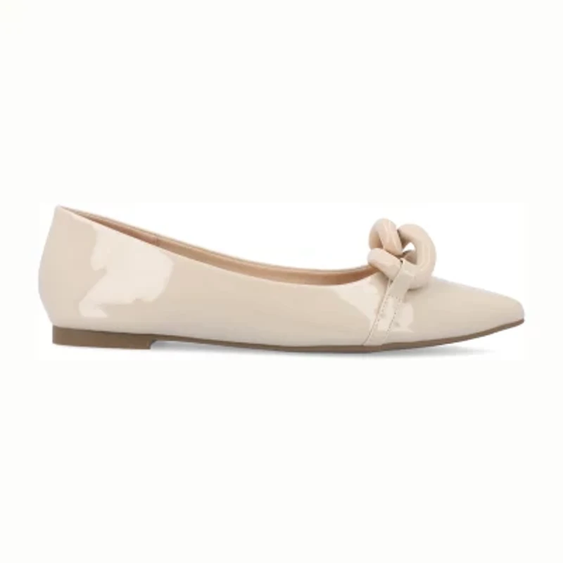 Journee Collection Clareene Womens Pointed Closed Toe Ballet Flats