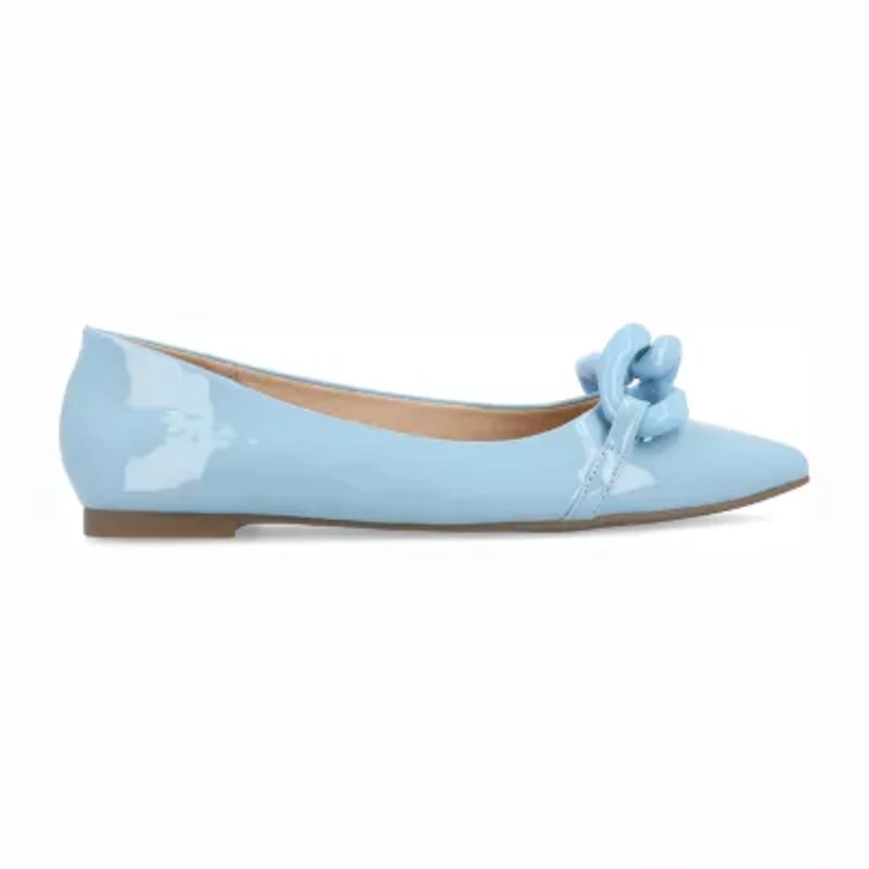 Journee Collection Clareene Womens Pointed Closed Toe Ballet Flats