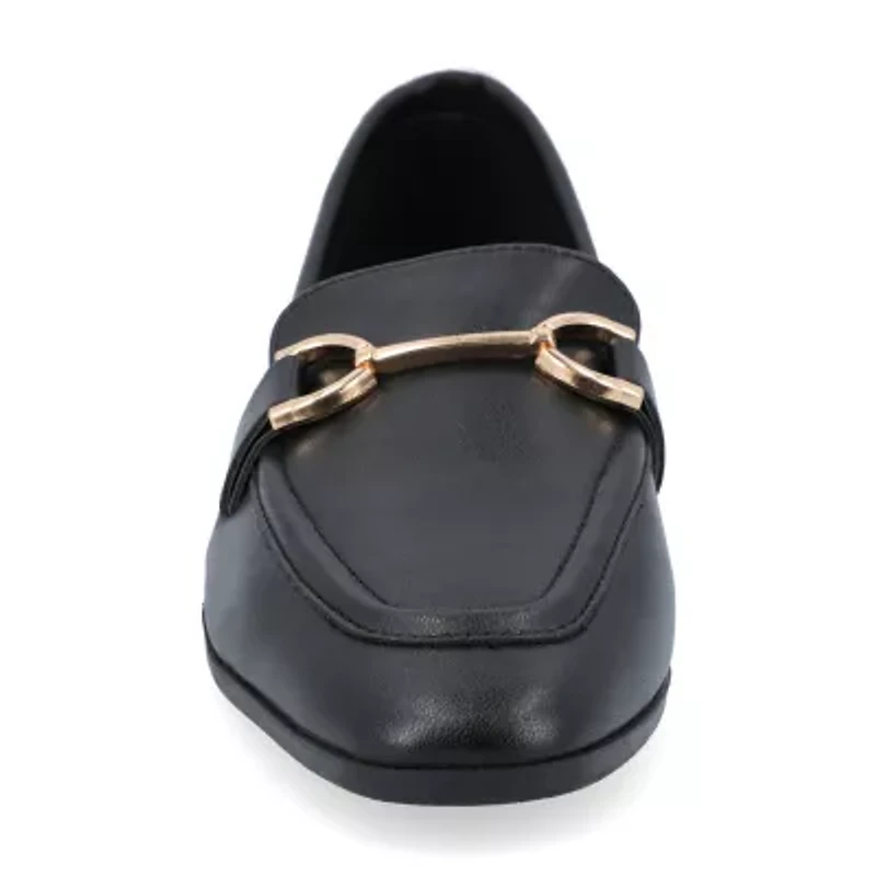 Journee Collection Mizza Womens Square Closed Toe Loafers
