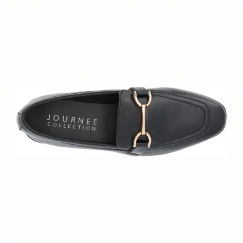 Journee Collection Mizza Womens Square Closed Toe Loafers