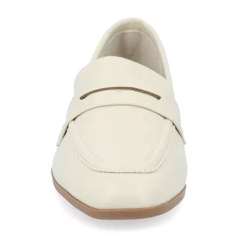 Journee Collection Myeesha Womens Square Closed Toe Loafers