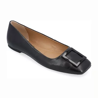Journee Collection Zimia Womens Square Closed Toe Ballet Flats
