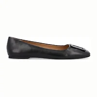 Journee Collection Zimia Womens Square Closed Toe Ballet Flats