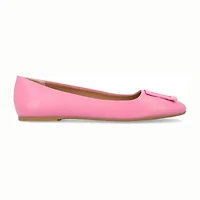 Journee Collection Zimia Womens Square Closed Toe Ballet Flats