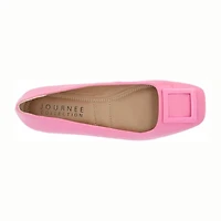 Journee Collection Zimia Womens Square Closed Toe Ballet Flats