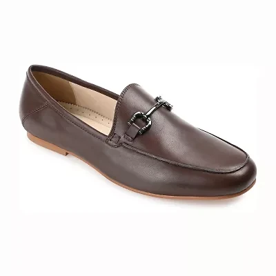 Journee Signature Giia Womens Moc Closed Toe Loafers