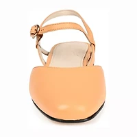 Journee Signature Amannda Womens Square Closed Toe Ballet Flats