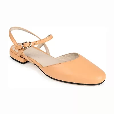 Journee Signature Amannda Womens Square Closed Toe Ballet Flats