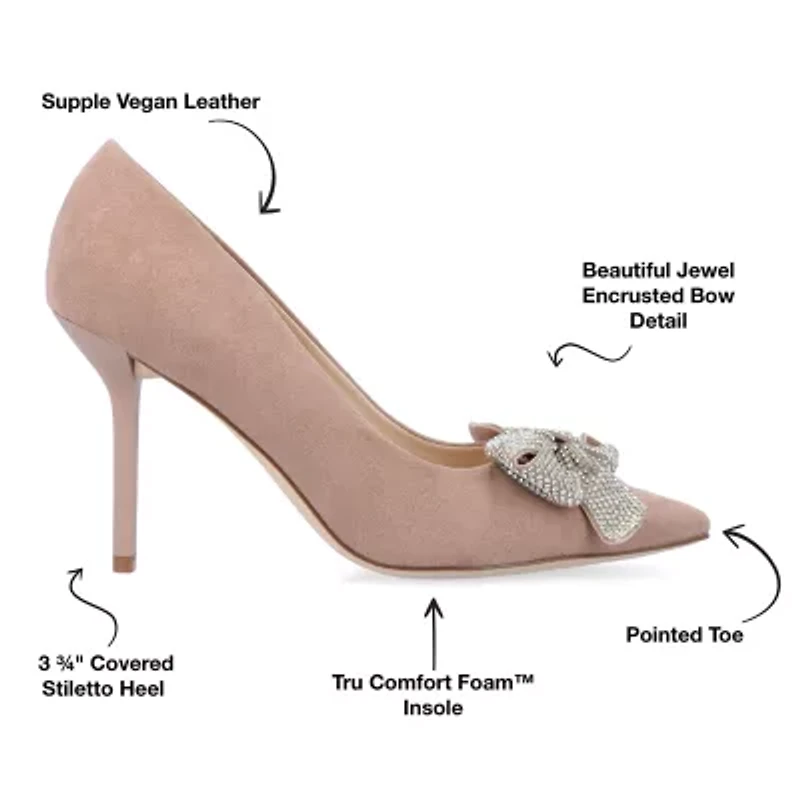 Journee Collection Marcie Womens Pointed Closed Toe Stiletto Heel Pumps