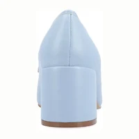 Journee Collection Nysaa Womens Square Closed Toe Block Heel Pumps