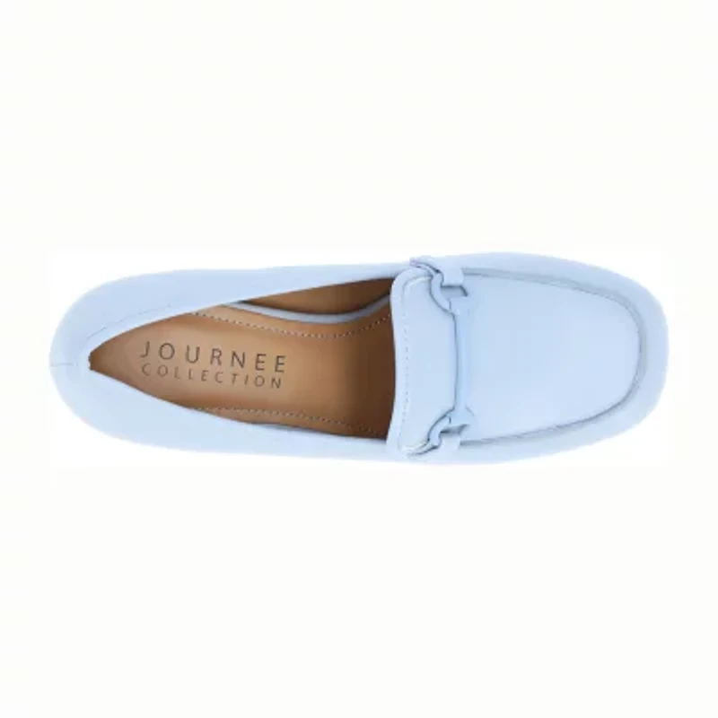 Journee Collection Nysaa Womens Square Closed Toe Block Heel Pumps