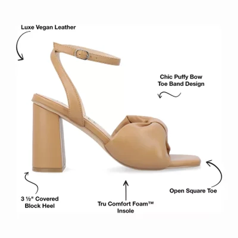 Journee Collection Womens Lottey Heeled Sandals