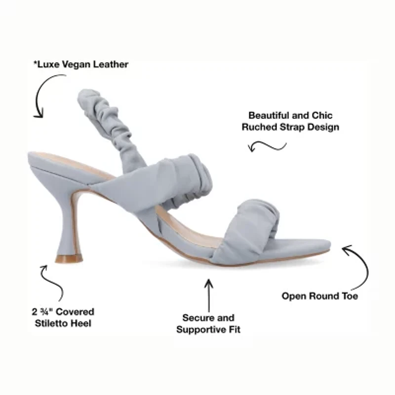 Journee Collection Womens Amaree Heeled Sandals