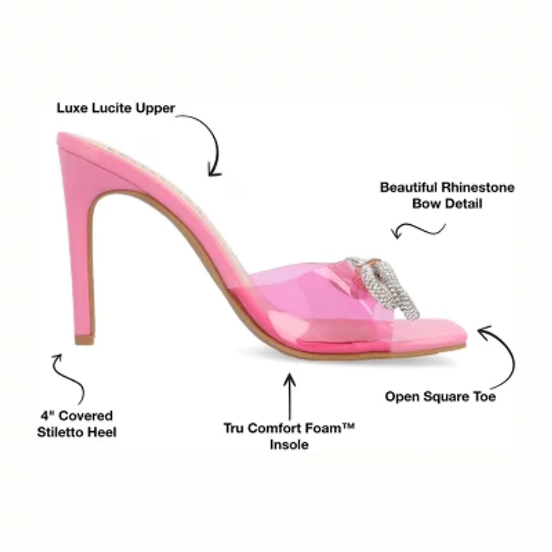 Journee Collection Womens Fenella Heeled Sandals