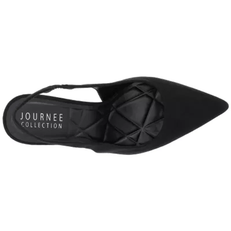 Journee Collection Elenney Womens Pointed Closed Toe Stiletto Heel Pumps