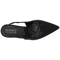 Journee Collection Elenney Womens Pointed Closed Toe Stiletto Heel Pumps