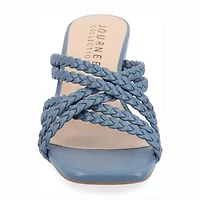 Journee Collection Womens Baylen Wedge Sandals